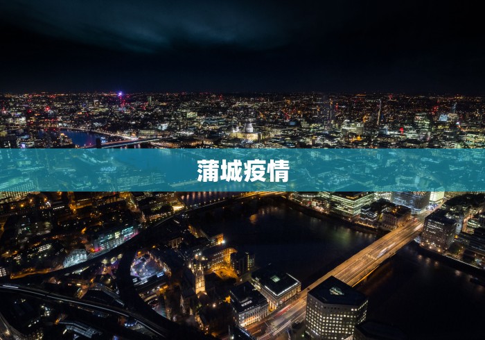 蒲城疫情