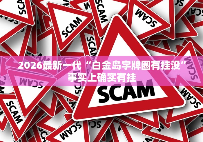 2026最新一代“白金岛字牌圈有挂没”事实上确实有挂