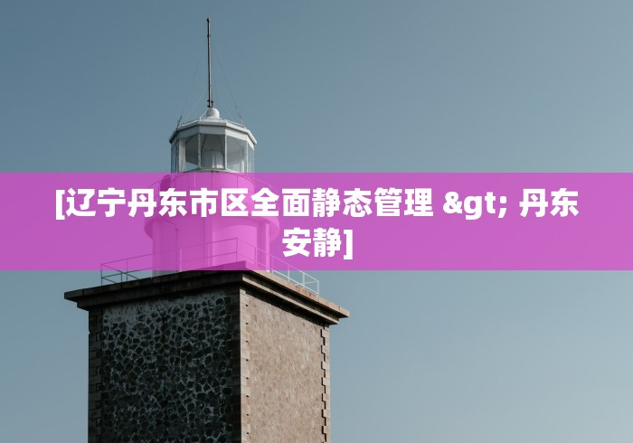 [辽宁丹东市区全面静态管理 > 丹东安静]