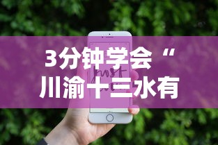 3分钟学会“川渝十三水有没有挂”科技辅助神器手机版