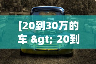 [20到30万的车 > 20到30万的车最佳推荐SUV]