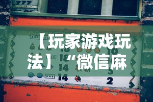 【玩家游戏玩法】“微信麻将怎么开挂是真的吗”详细辅助教程分享