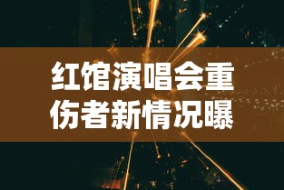 红馆演唱会重伤者新情况曝光 红馆演唱会重伤者新情况曝光
