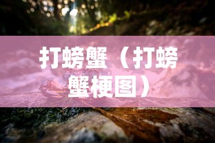 打螃蟹（打螃蟹梗图）