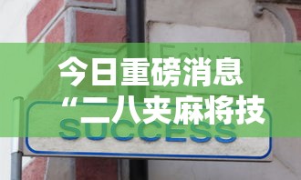 今日重磅消息“二八夹麻将技巧”详细开挂安装教程