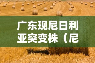 广东现尼日利亚突变株（尼日利亚突变株什么意思）