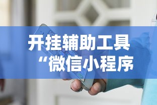开挂辅助工具“微信小程序家乡大贰辅助器”开挂安装教程