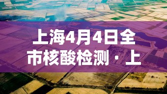 上海4月4日全市核酸检测 · 上海四小时核酸检测
