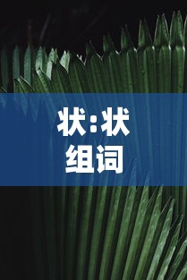 状:状组词 状:状组词