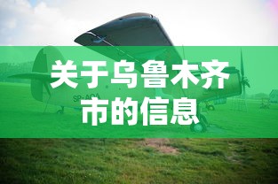关于乌鲁木齐市的信息